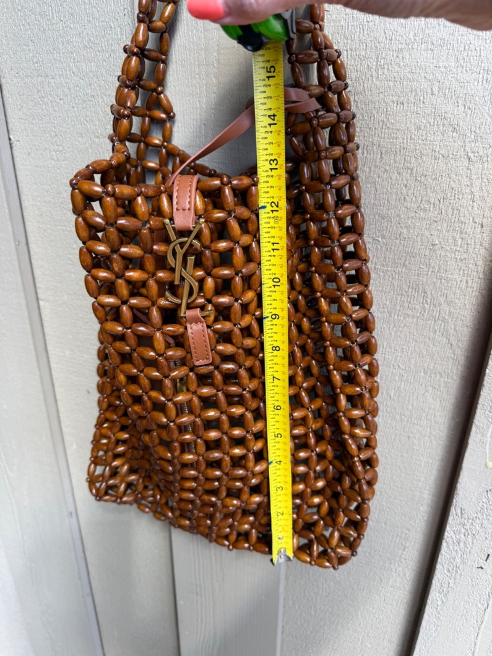 YSL Wooden Bead tote bag LE (read description) - Picture 4 of 11
